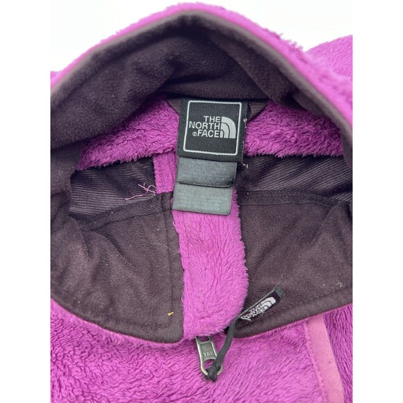 The North Face Osito Jacket Womens M Purple Fleece Teddy Fuzzy Sherpa - Picture 3 of 8